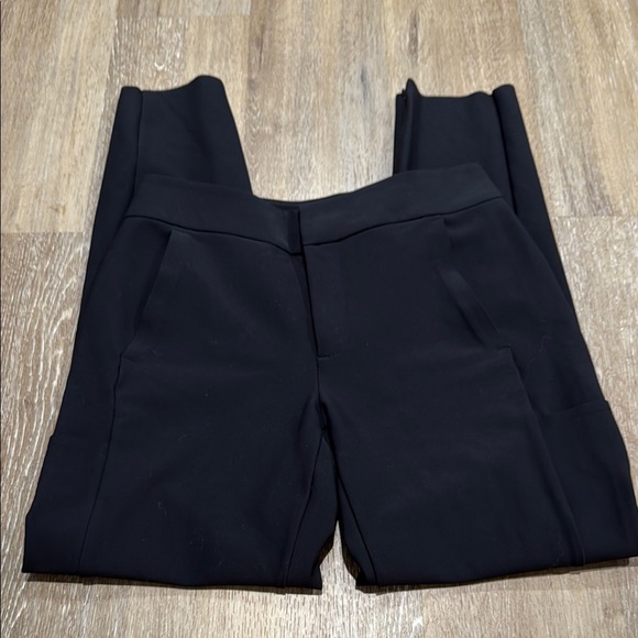 Athleta Size 4 black Cropped Ankle Pants Side Pocket - Picture 4 of 13